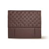 Respaldo Latam Home King Brescia PU Chocolate