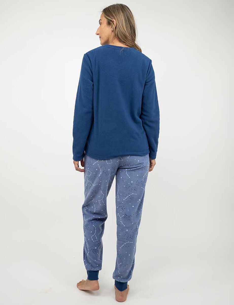 Pijama de Polar Mujer Portman Club