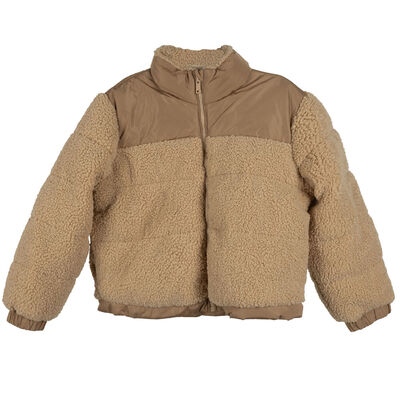 Imagen 1 del producto Polerón Sherpa Niña Chess Beige