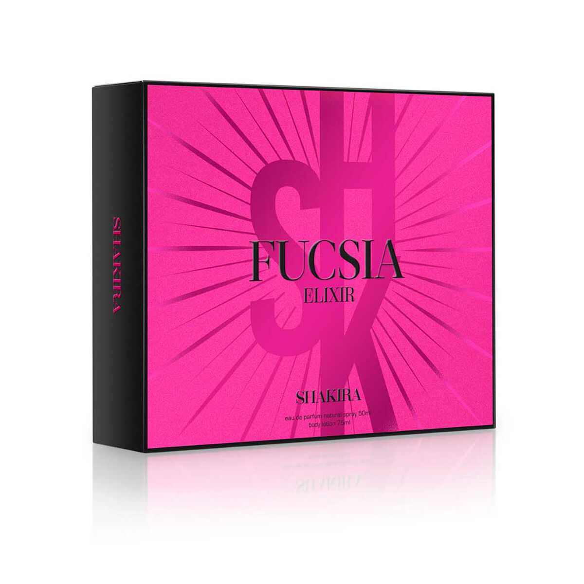 Set Perfume Shakira Mujer Fucsia Elixir Eau de Parfum 50 ml + Loci&oacute;n Corporal 75 ml