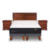 Cama Europea CIC Base Dividida 2 Plazas Premium + Respaldo + Veladores