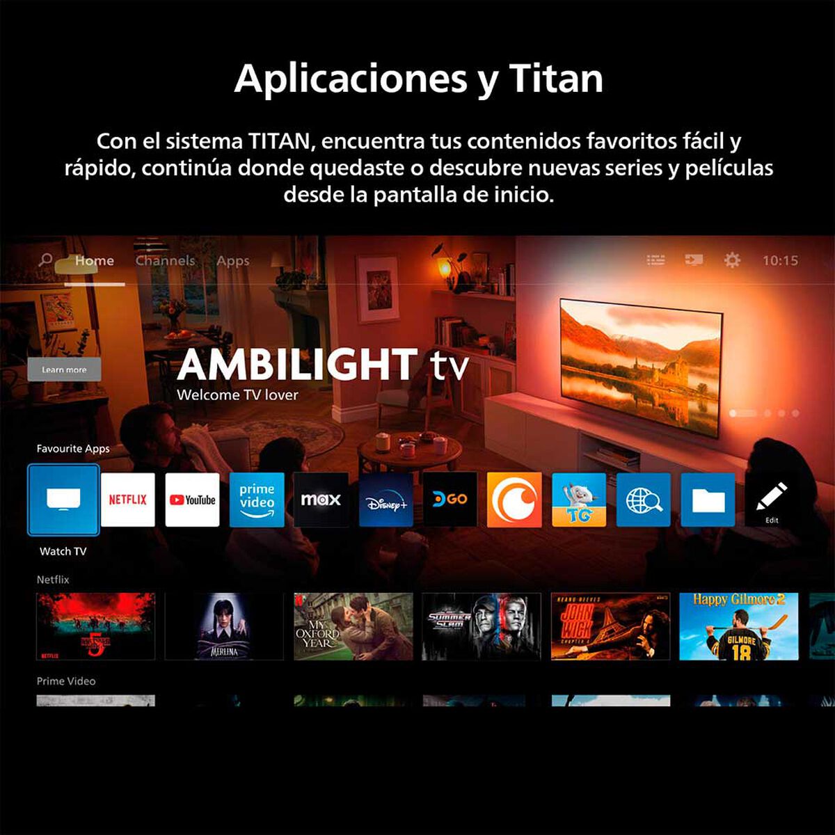 Smart Tv LED 85" Philips Titan OS 85PUD8209