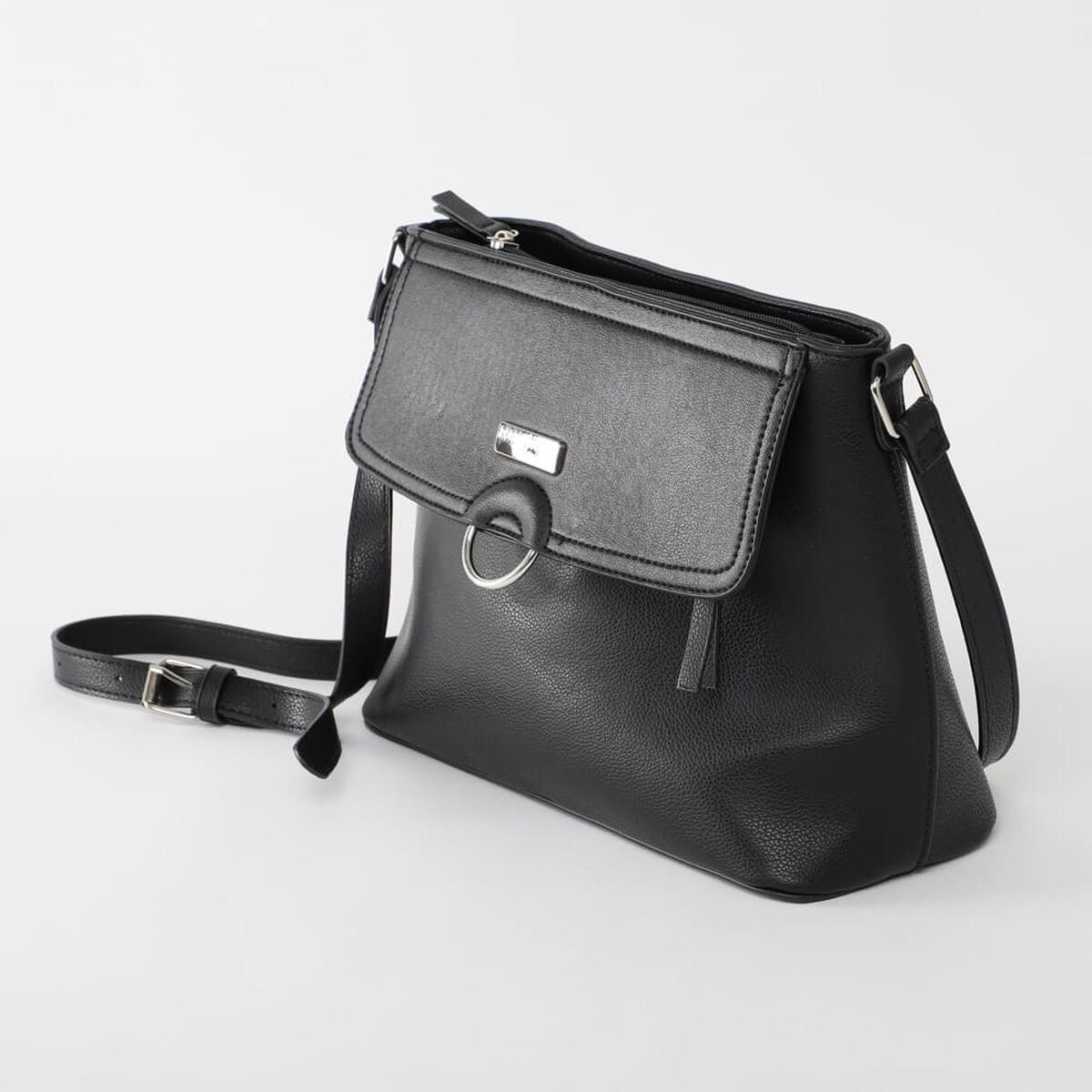 Bolso Ecocuero Negra Portman Club Woman