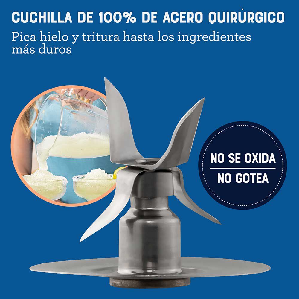 Oster Licuadora 6 Velocidades 1.5 L Rojo BLSTPEG-RPB, foto 5