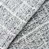 Frazada American Family Sherpa 2 Plazas Cuadros Gris