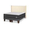 Cama Europea CIC Base Dividida Súper King Lux + Respaldo Panaro