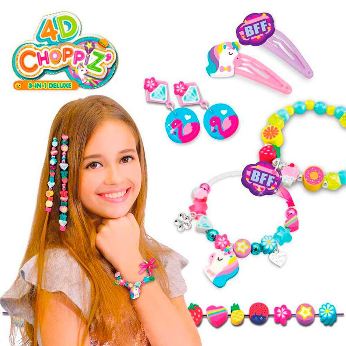 Set 3 en 1 para Hacer Pulseras 4D Tasia