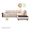 Sof&aacute; Seccional Living Factory Michigan 6 Cuerpos Beige