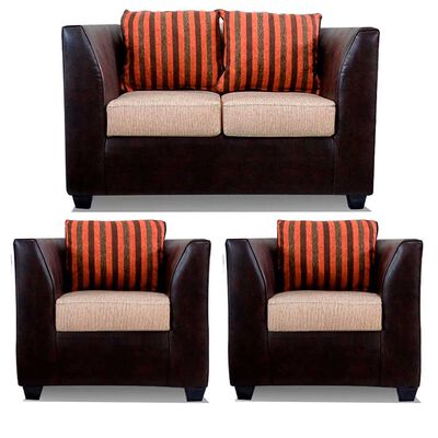 Imagen 1 del producto Juego de Living Elegant Detail Valentino Sofá 2 Cuerpos + Dos Sillones 1 Cuerpo Beige