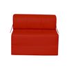 Sofá Cama Latam Home PU Siena 1 Cuerpo Rojo