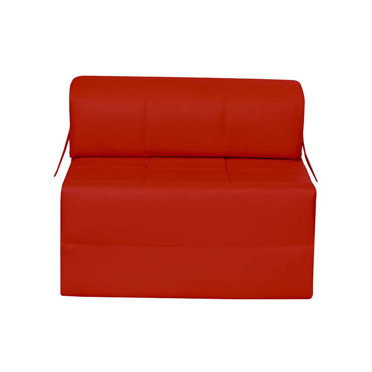 Sofá Cama Latam Home PU Siena 1 Cuerpo Rojo