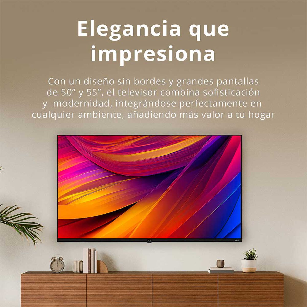 Smart TV AOC Roku TV LED 50” UHD 4K