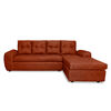 Seccional Izquierdo Elegant Houston Cheise PU 5 Cuerpos Marfil