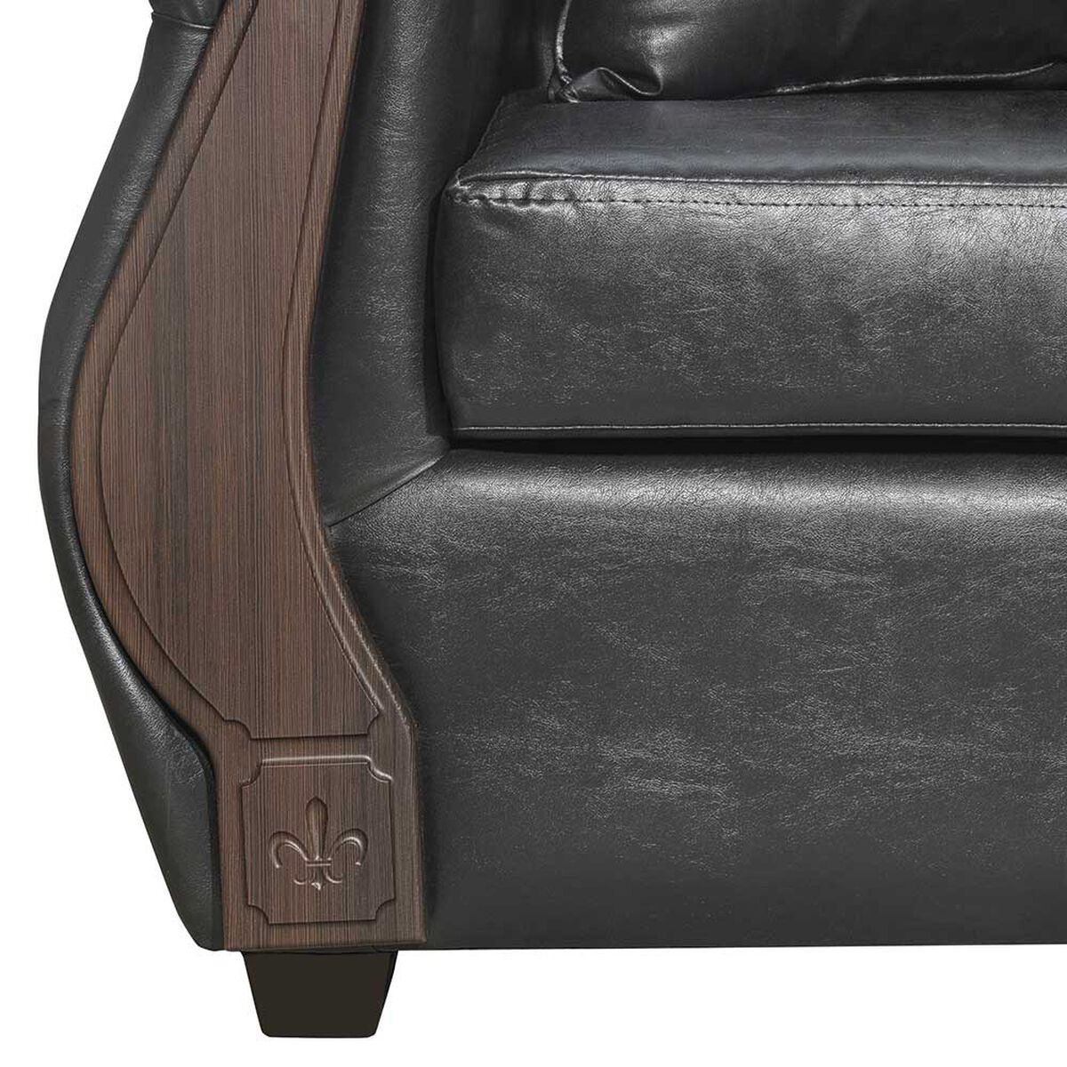 Sofá Seccional Innovamuebles New Bugambilia 5 Cuerpos Negro