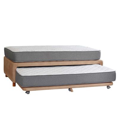Imagen 1 del producto Cama Nido Latam Home 1,5 Plazas Zen Best Cuero Beige