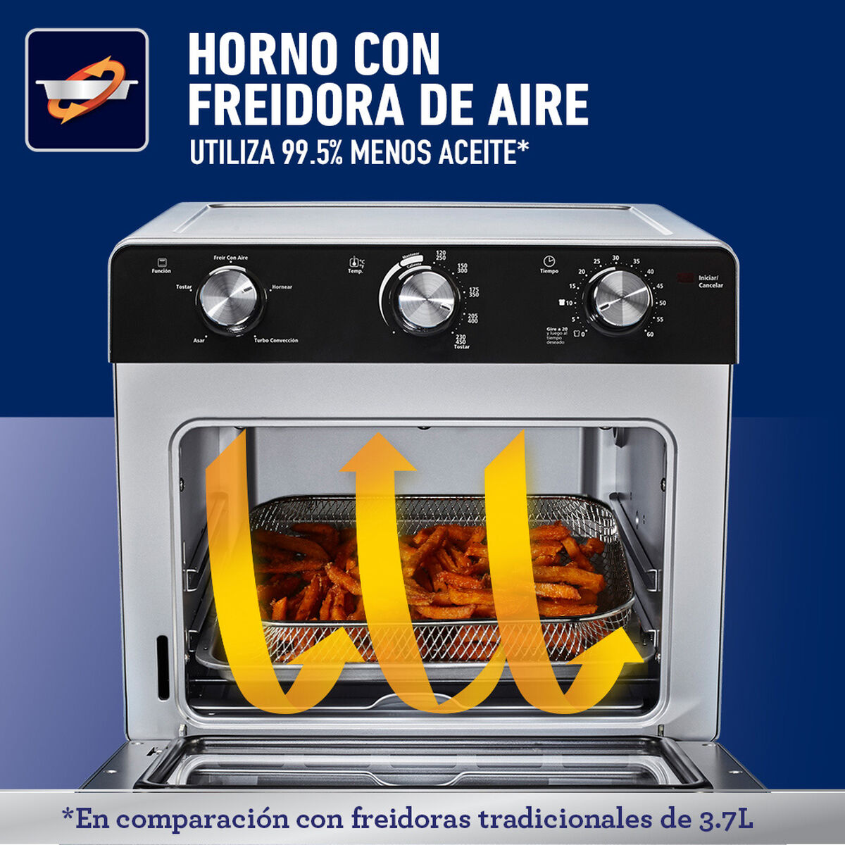 Horno con Freidora de Aire Oster TSSTTVMAF1 22 lts.