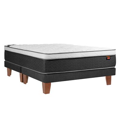 Cama Europea Celta Base Dividida 2 Plazas Everest Cobre