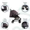 Coche Paseo Bebe Cuna Balancin SX Negro Melange Bebesit