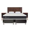 Box Spring CIC Base Dividida King New Ortopedic + Respaldo + 2 Veladores Baker + Almohada