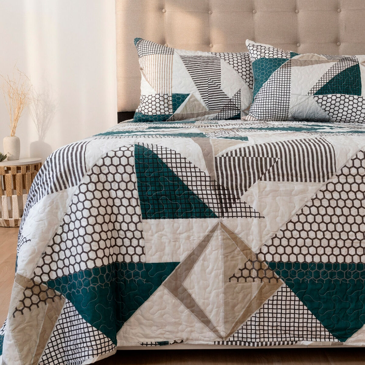 Quilt Doral 2 Plazas Stitchy Aristas