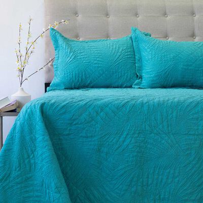 Quilt Doral 2 Plazas Turquesa Bubbly