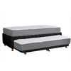 Cama Nido Latam Home 1,5 Plazas Zen Best PU Negro