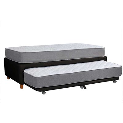 Cama Nido Latam Home 1,5 Plazas Zen Best PU Negro