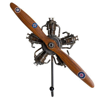 Imagen 2 del producto Adorno Metal y Madera Vgo Helice Marrón