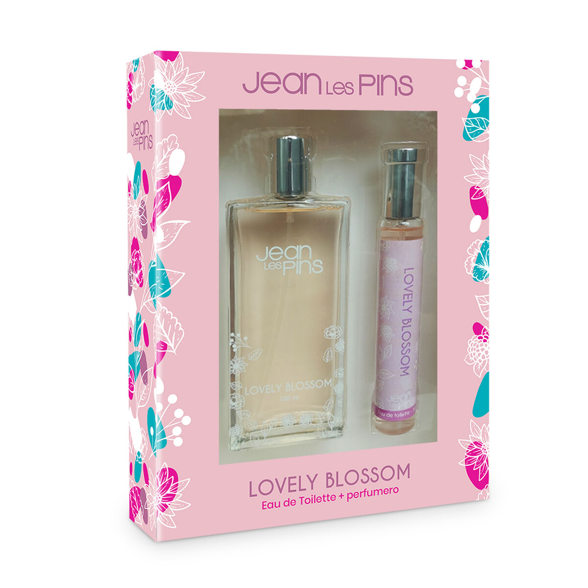 Set Perfume Jean Les Pins Love Blossom EDT 100 ml + Mini Perfume