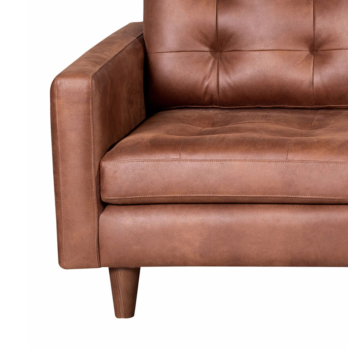 Sofá Cuero Latam Home Nápoles Chaise Longue 2 Cuerpos Derecho