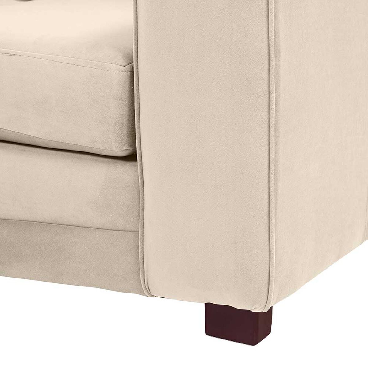Sof&aacute; Seccional Izquierdo Living Factory Roma 3 Cuerpos Beige