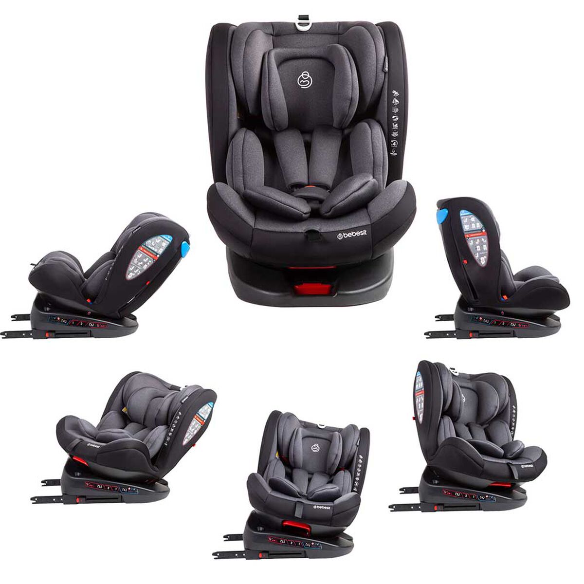 Silla de Auto Convertible Saturno 7792DG Bebesit