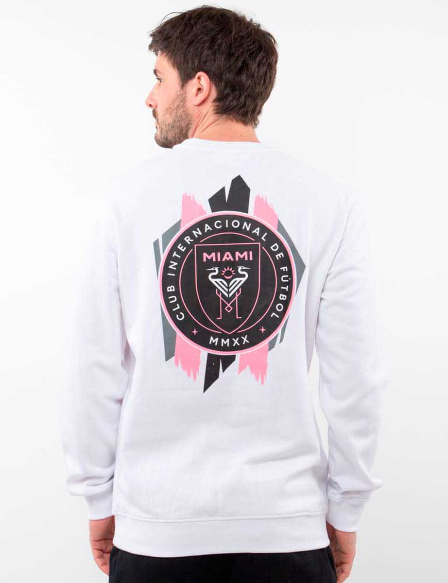 Polerón Deportivo Cuello Redondo de Algodón Hombre Inter Miami