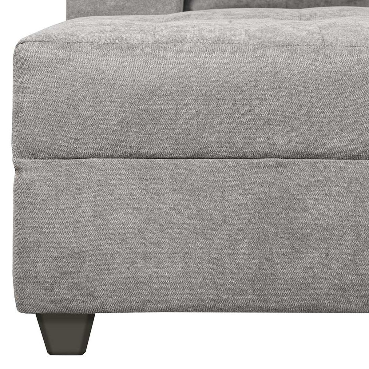 Sofá Seccional Innovamuebles Le Mans Doble Chaise XL 5 Cuerpos Gris