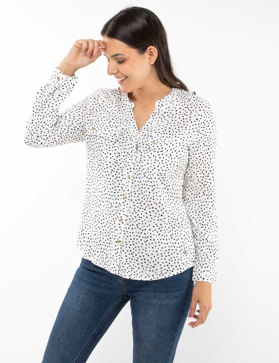 Blusa Manga Larga Mujer Zibel