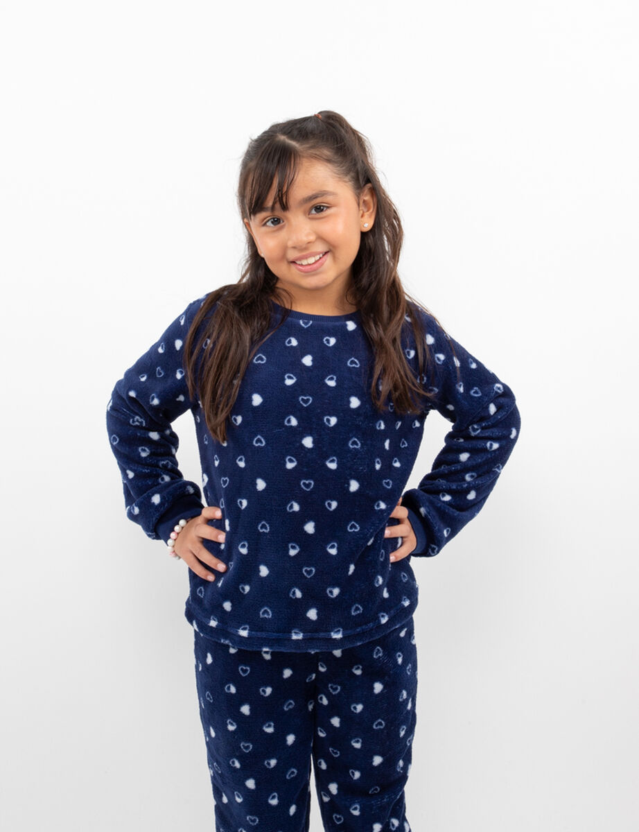 Pijama Polar Niña Chess