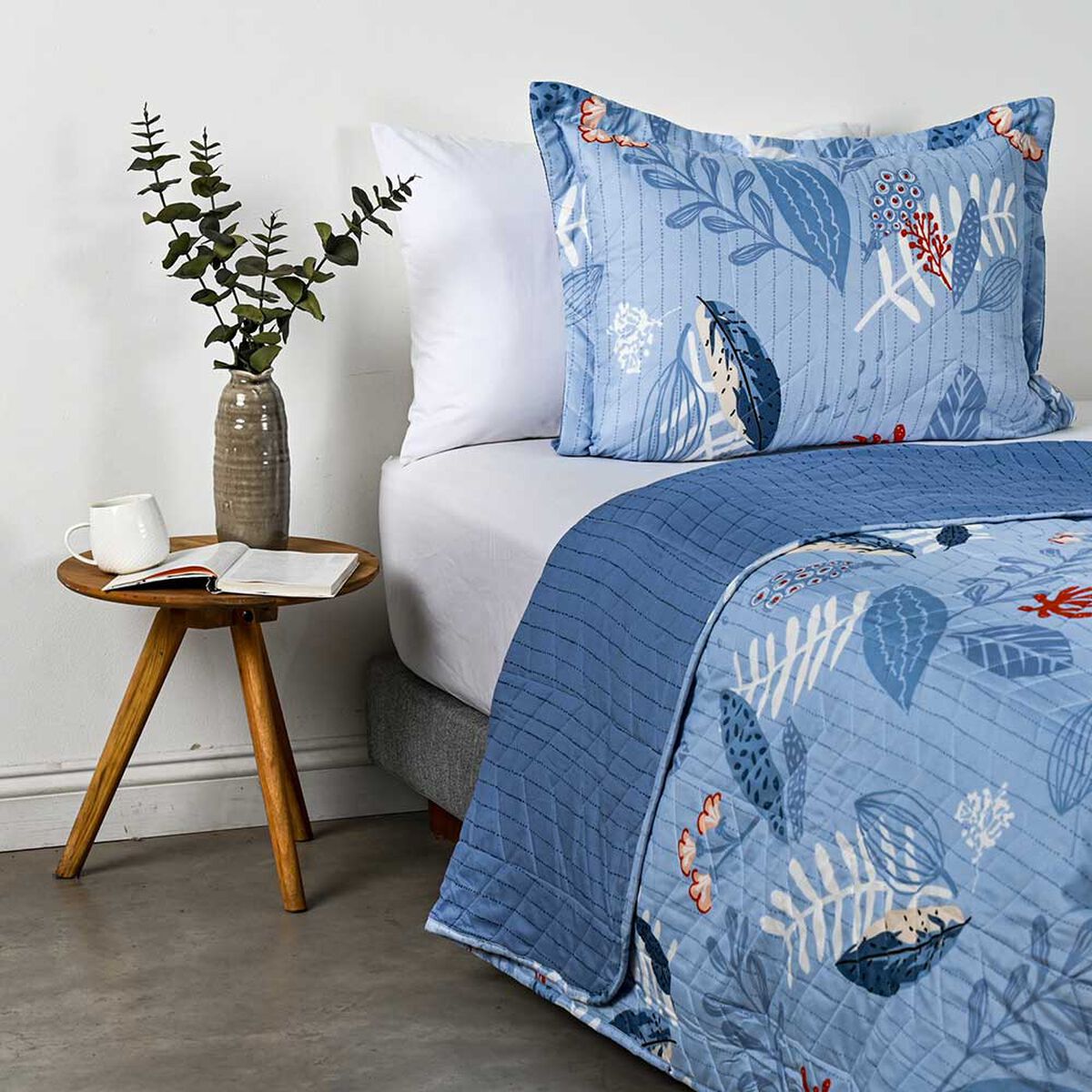 Quilt Estampado American Family 1,5 Plazas River