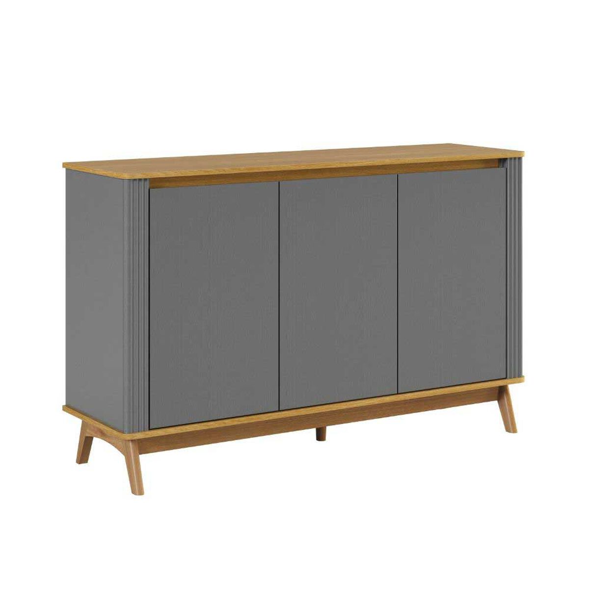 Buffet Amuv Sara 3 Puertas Gris