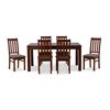 Juego de Comedor CIC &Ntilde;uble 6 Sillas Chocolate