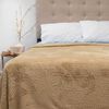 Frazada Poliéster Doral 2 Plazas Deluxe Taupe