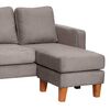 Sofá Seccional Intercambiable Latam Home Venecia 3 Cuerpos Gris