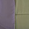 Set Plumón Bicolor + 2 Cojines Liso Casanova 1,5 Plazas Mora-Menta