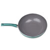 Wok Acero Inoxidable Doral Montecarlo Turquesa 30 cm
