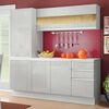 Mueble de Cocina Vekkahome Premium Smart 2 Cajones 8 Puertas Blanco