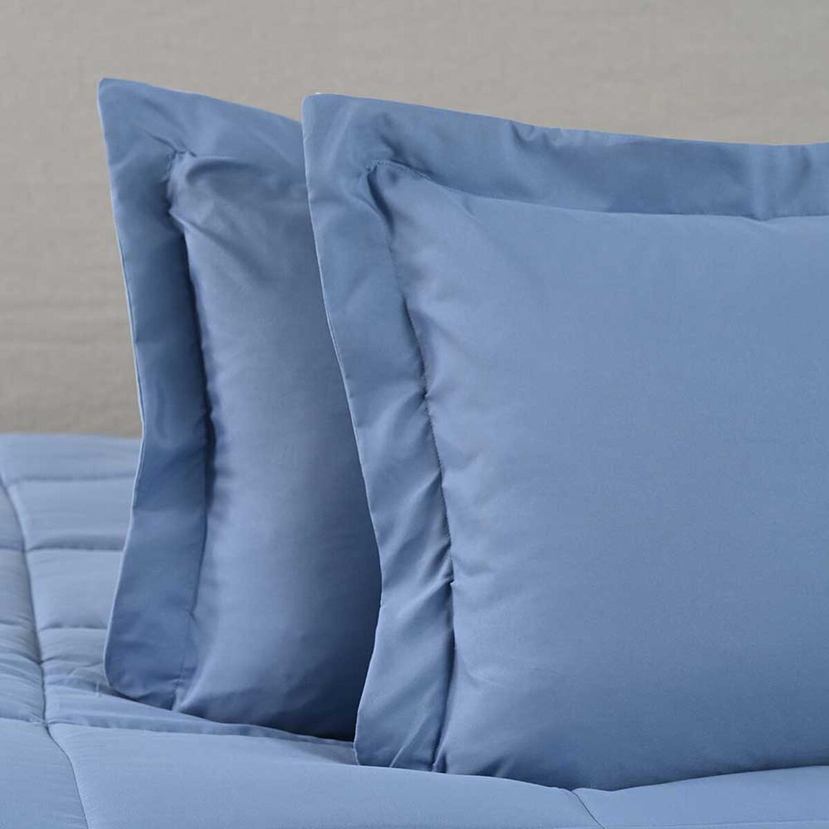 Plum&oacute;n American Family 2 Plazas Bicolor Azul