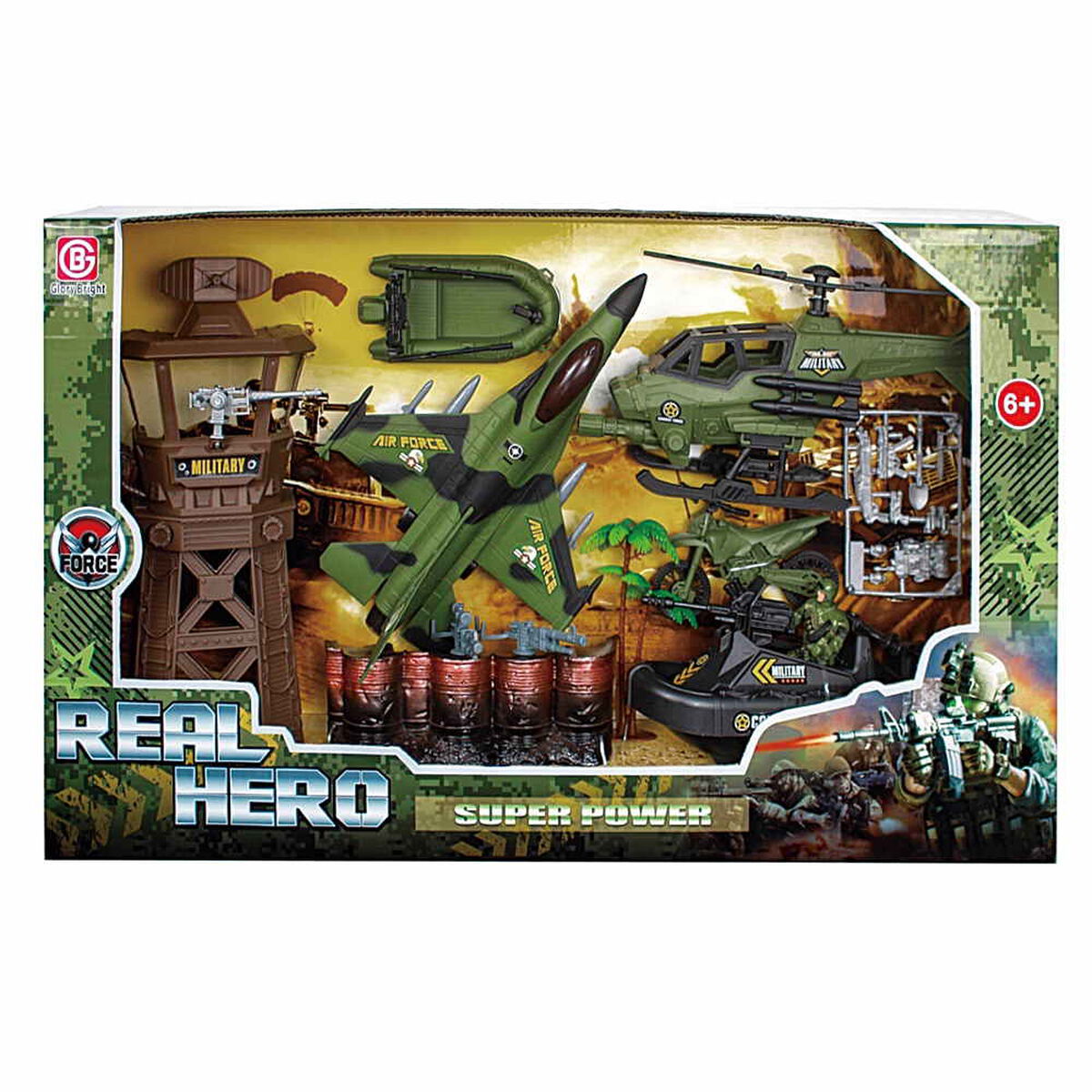 Set Militar Super Power Real Hero