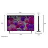 Smart TV LG UHD AI UA80 4K de 65"
