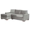 Sofá Seccional Izquierdo Latam Home Livorno 3 Cuerpos Gris
