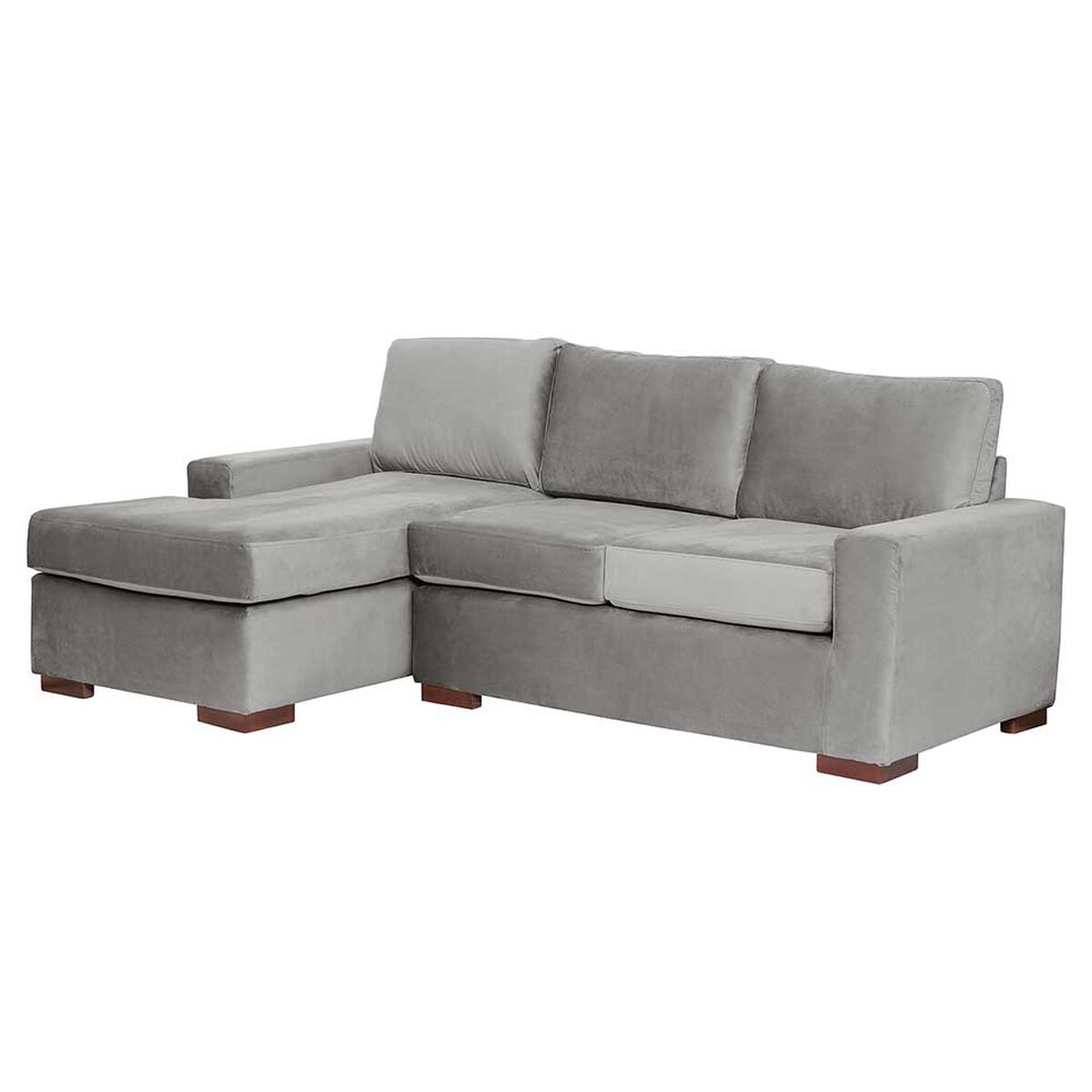 Sofá Seccional Izquierdo Latam Home Livorno 3 Cuerpos Gris