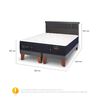 Cama Europea CIC Base Dividida 2 Plazas Premium + Respaldo Dublin